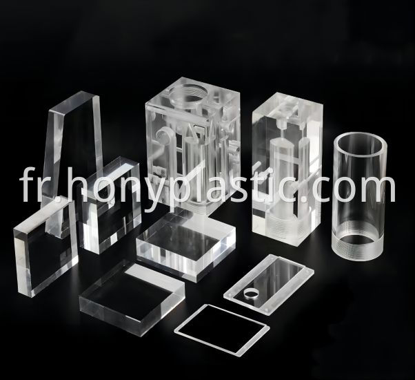 transparent Acrylic CNC Machining Parts5